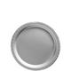 Silver Extra Sturdy Paper Dessert Plates, 6.75in, 20ct